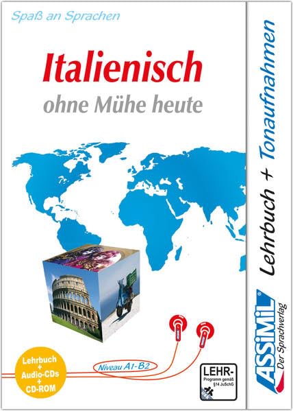 Italienisch ohne Mühe heute. Multimedia-PLUS. Lehrbuch + 4 Audio CDs + CD-ROM