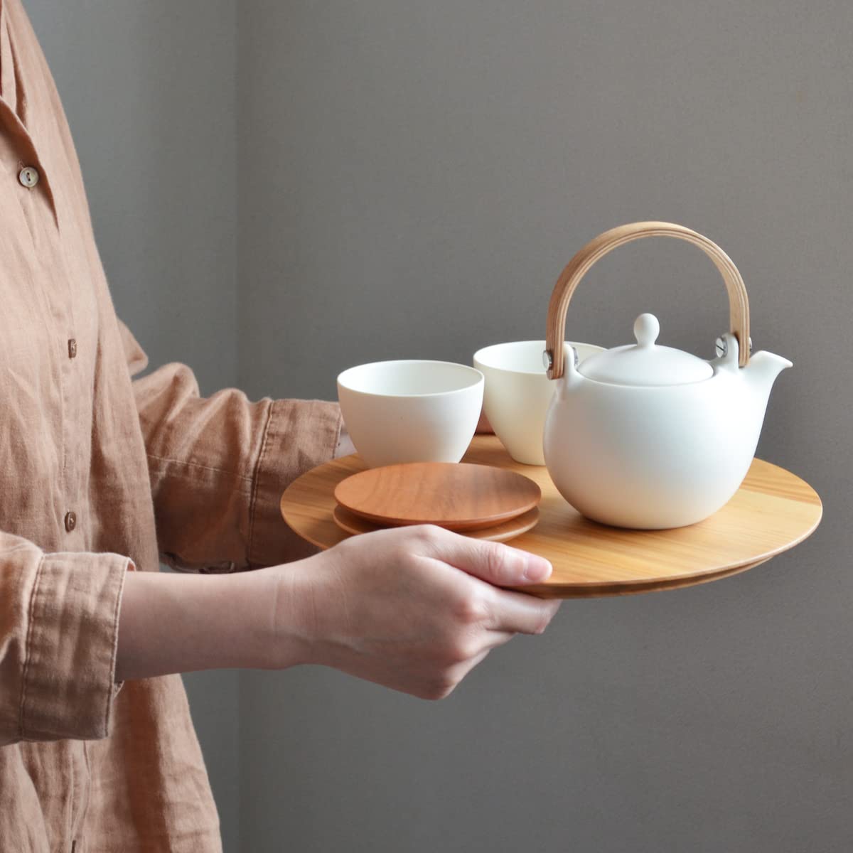 Amazon | LOLO | 急須 | ギフトセット 白 | 日本製 | ギフト| 陶器