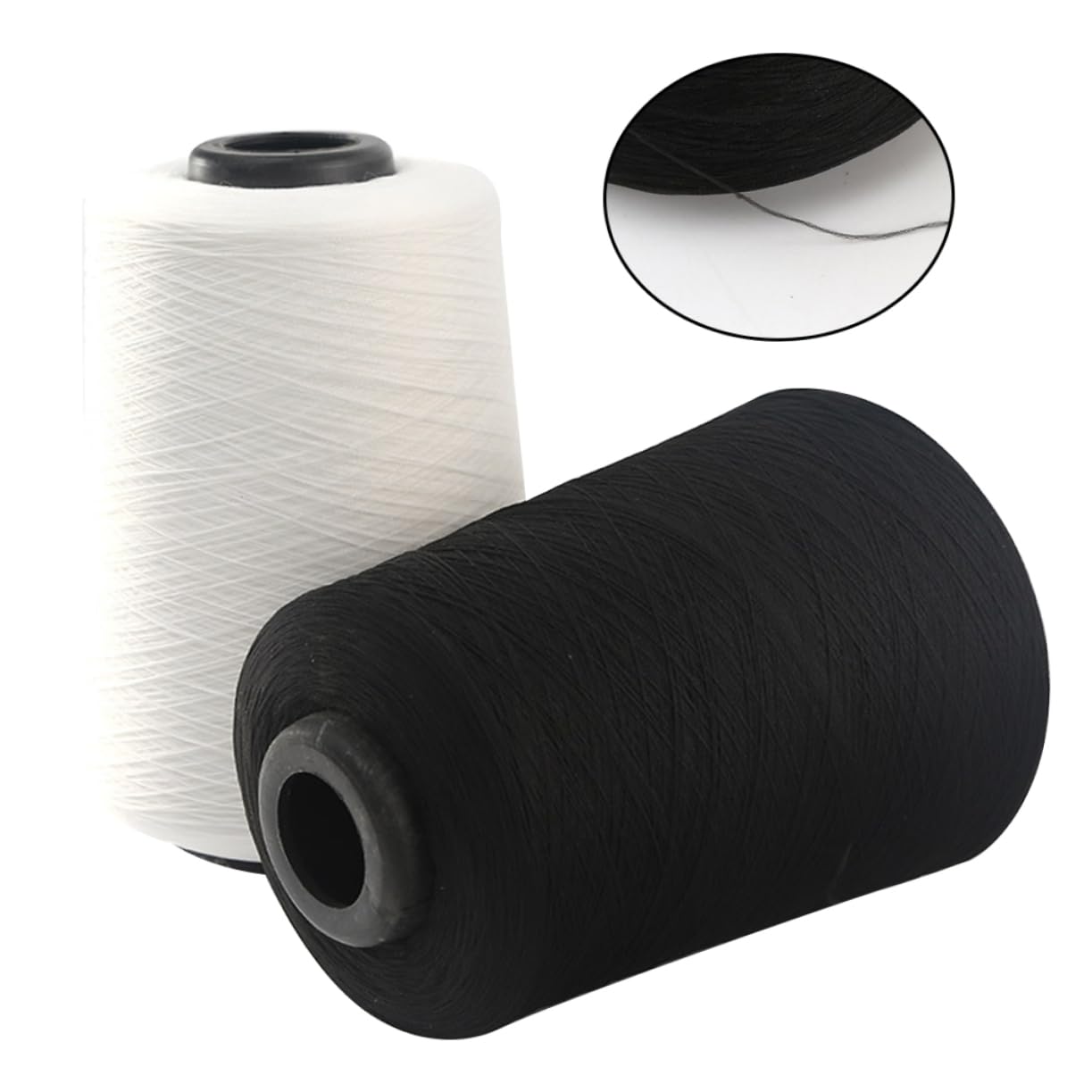 2 Stück 150d Polyester Nähgarn für Hosen und Kleidung Reißfest Wenig Flusen für Selbstgemacht Nähen und Quilten