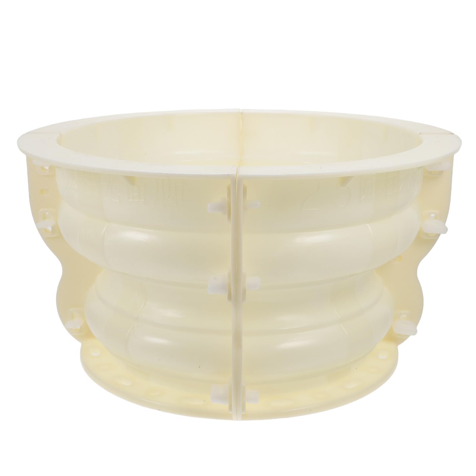 Moule à béton pour pilier décoratif extérieur en plastique solide de 25 cm