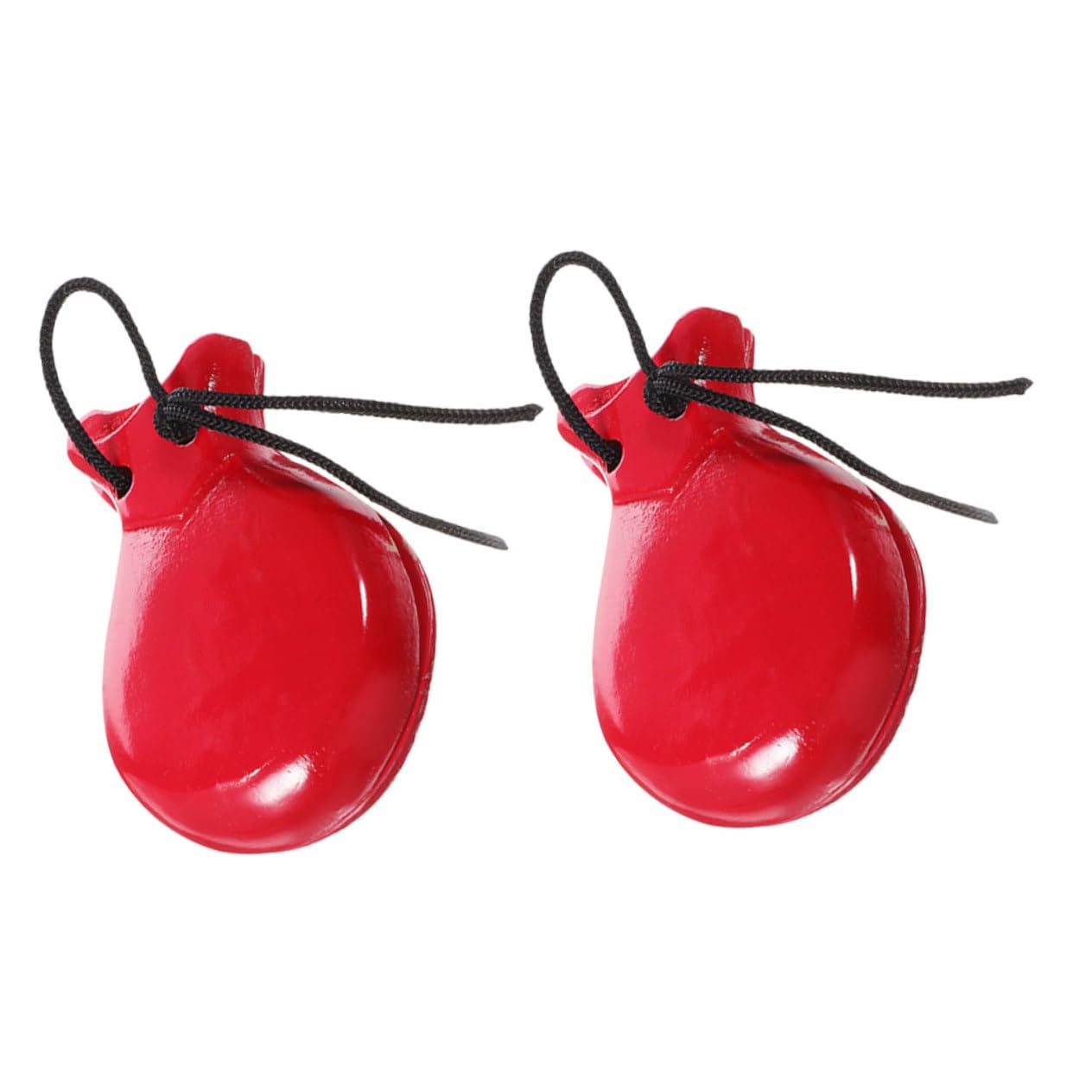 NULYLU Beginner's Musical Instrument Small Castanet Flapper Wooden Castanets Loud Sound