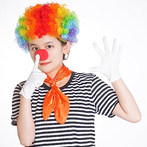 Chiffon Scarf Square Ribbon Neck Scarf Satin Scarf Handkerchief for Halloween Retro Women Girls Costume Accessory4