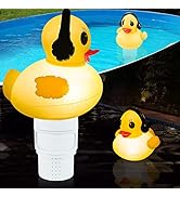 Pool Dosierschwimmer, Schwimmender Chemikalien Spender Chlordosierer Gross,Chlorspender Automatis...