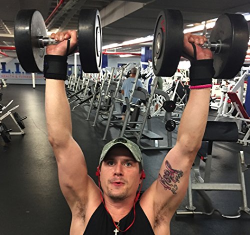 Manimal Wrist Wraps For Weightlifting (Since 2010) – Professional Wrist Straps For Men And Women – Use For Strength Training, Bodybuilding, Powerlifting, Cross Fit To Eliminate Wrist Pain In The Gym #TOP4