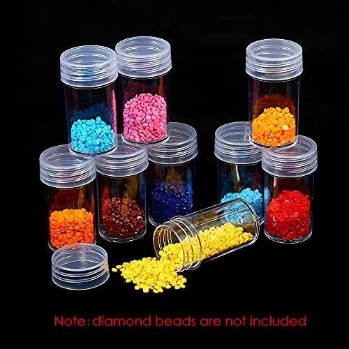 Homesen Armazenamento de suprimentos de bricolage 60 Bottles Diamond Storage Box Diamond Embroidery