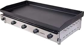 Chapa Bifeteira a Gás 100cm C100 Venâncio - Prata - Retangular - Ideal para uso em bares, restaurantes, lanchonetes, food trucks ou em casa