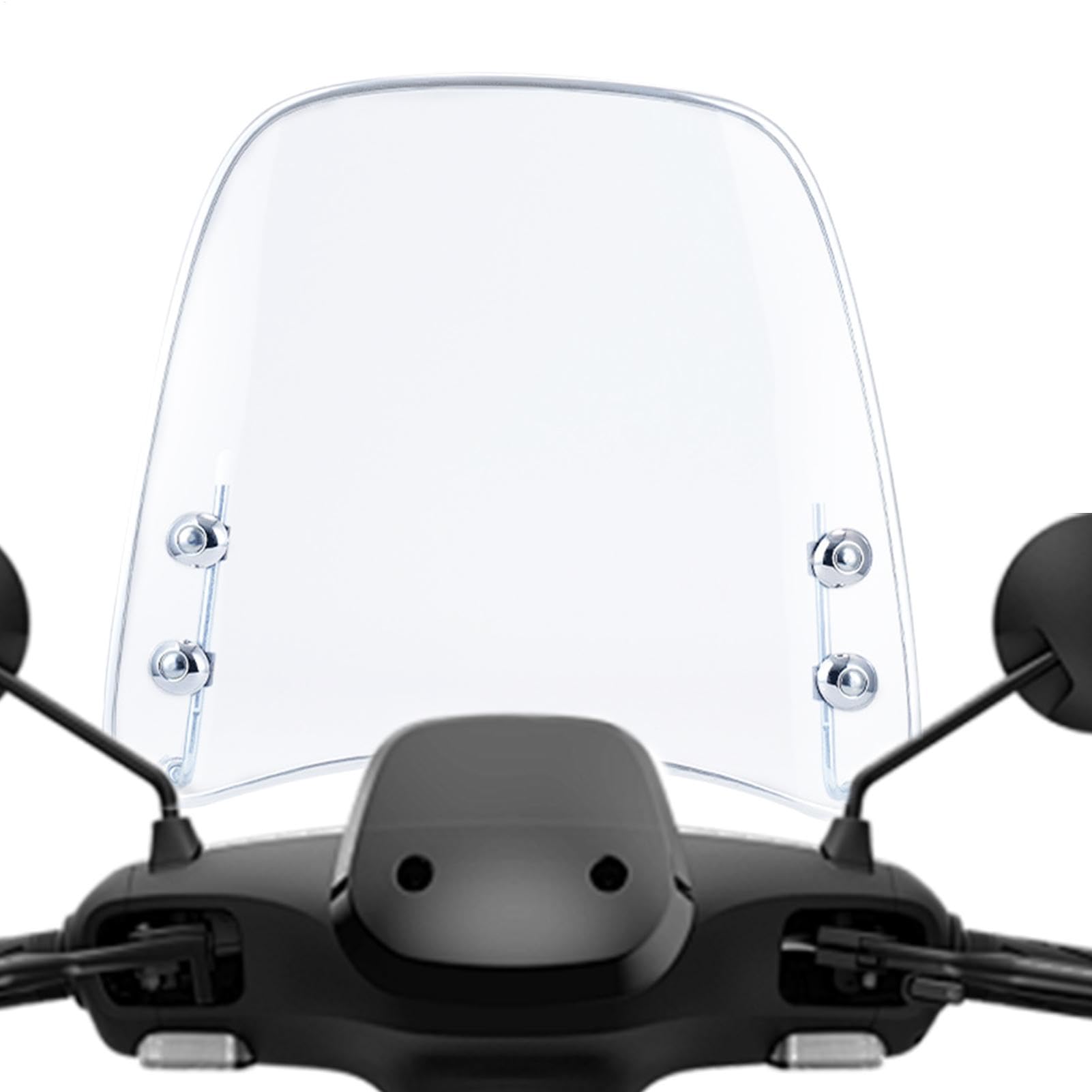 Deflector De Viento para Moto Reemplazo de Parabrisas Flexible Impermeable | Parabrisas Para Moto Recambio Parabrisas Flexible Grande Totalmente Compatible Mayoría Motocicletas Motocicletas Todote