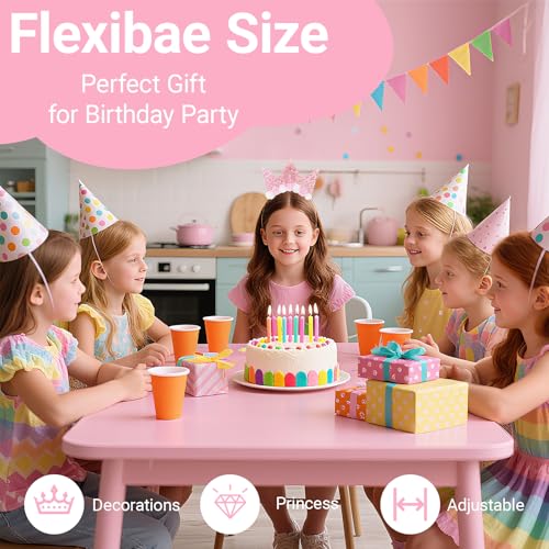 Birthday Tiara Crown with Sash for Party Decorations