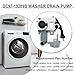 DC97-19289F, DC97-19289B Washer Drain Pump Assembly |120V 60HZ 80W| Fit for Samsung Washing Machine, for Samsung DC97-19289F Washer Drain Pump # PX3516-01, DC97-19289A, DC97-17366A, DC97-17366J