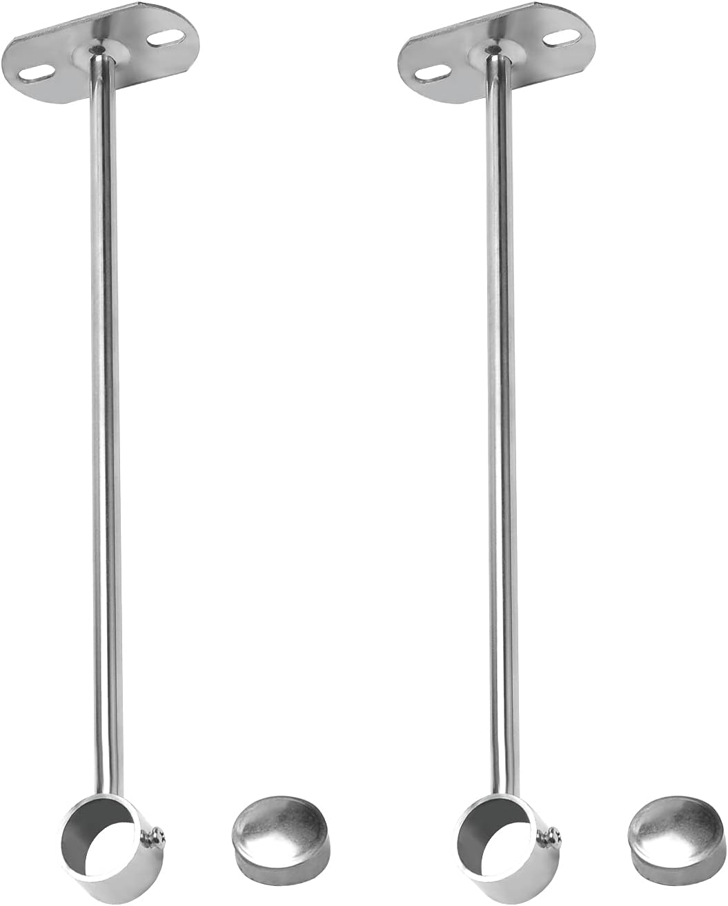 MroMax CeilingMount Bracket, Wardrobe Pipe Bracket, 3.15