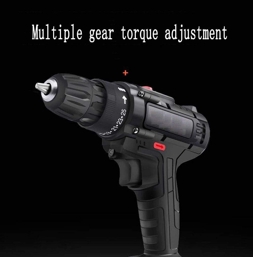 Lithium- Hammer Drill Power Tool Kit including Battery Charger And Packaging Bag