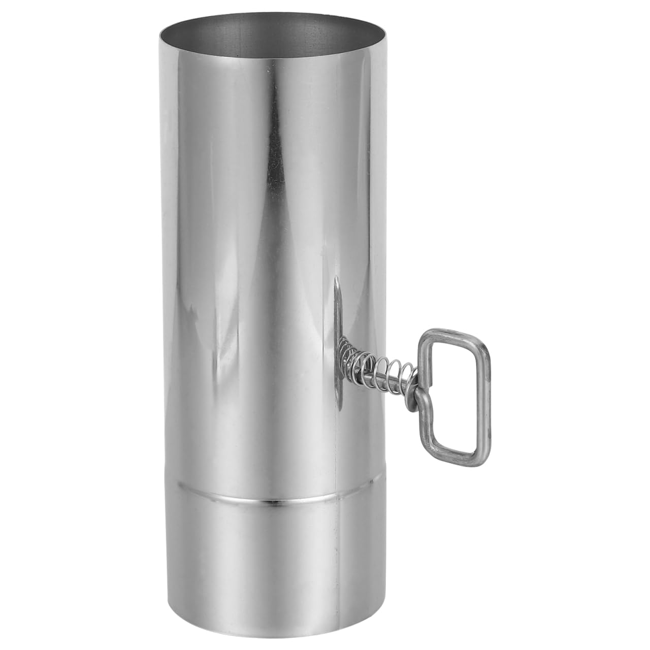 NOLITOY Réchaud de camping en acier inoxydable avec pare-étincelles, tuyau de cheminée réglable de 7,6 cm pour camping, randonnée, aération portable