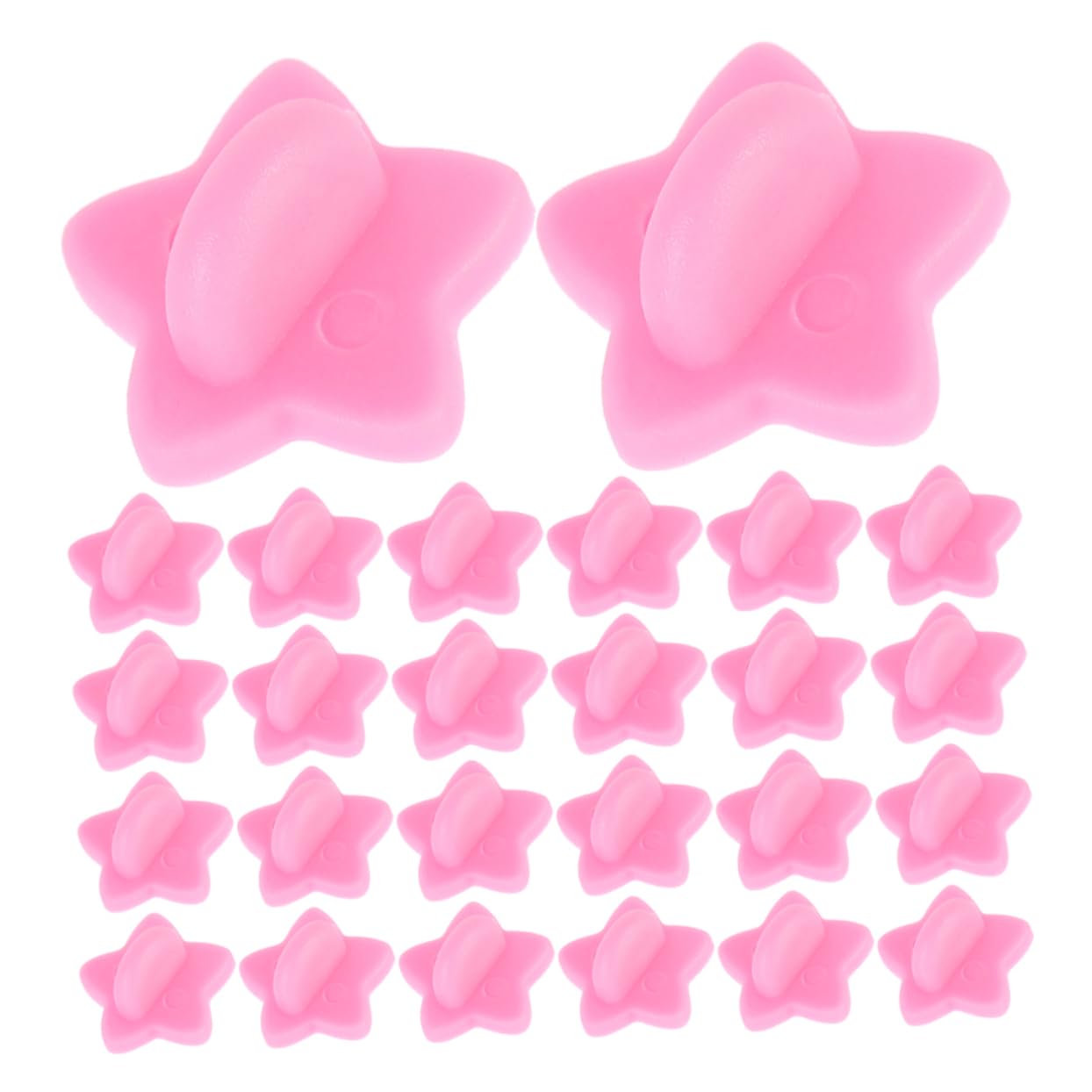 VILLCASE 200Pcs Star Shape Rubber Pin Backs Locking Butterfly Clutch Covers for Brooches Lapel Pins Hats Badges Durable Stylish Accessory for DIY Crafts and Projects