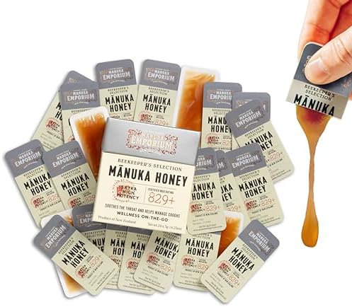 Manuka Emporium MGO829+ Raw Manuka Honey High-Potency Vitality Snap Packets