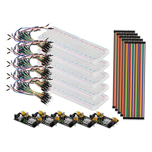 Gadpiparty 830 電源モジュール USBウォールチャージャー 電圧変換器 カーフォンマウント 充電ケーブル 電源ボード ブレッドボードのジャンパー線 DIYブレッドボードキット 電子