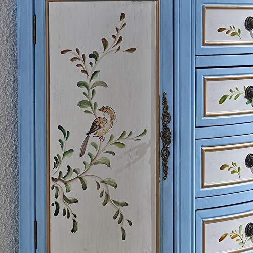 Amazon.co.jp: チェスト 玄関ドア二マルチ引き出しキャビネットレトロ