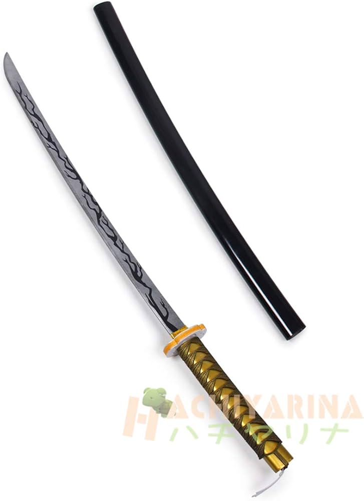 Amazon.co.jp: Hachiyarina 鬼滅の刃風 鬼殺隊 獪岳 かいがく 木製刀