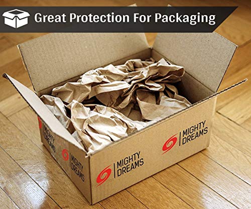 Image of MALANI STORES Kraft Paper Roll - Brown Paper Packing Roll Perfect for Crafts,Art,Small Gift Wrapping,Packing,Postal,Shipping,Dunnage & Parcel 28 inch (5 Meter)