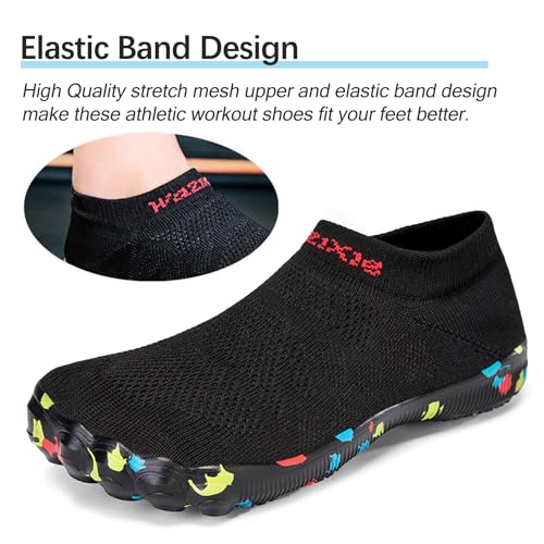 Mens Water Shoes Barefoot Athletic Workout Gym Footwear Beach Swim Sneakers Quick Drying Boat Aqua Shoes for Water Sport Diving Sailing Travel Fishing4