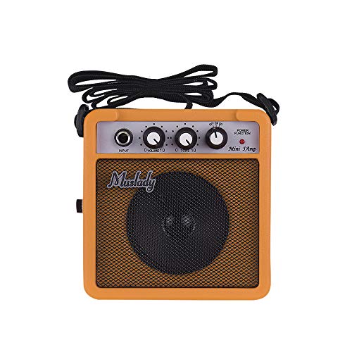 Muslady 5W Mini Altavoz Amplificador de Guitarra con Entradas de 3,5 mm...