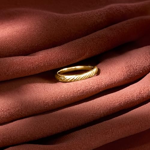 Ross-Simons 10kt Yellow Gold Diamond-Cut Ring - Image 5