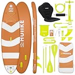 HUIIKE Stand Up Paddle Board for Adults with Accessories Included, Oar, Fins, Pump. Inflatable Sup Board Great Stability and Resistance. 10’ x 33" x 5.9", Maximum Load 286 lb