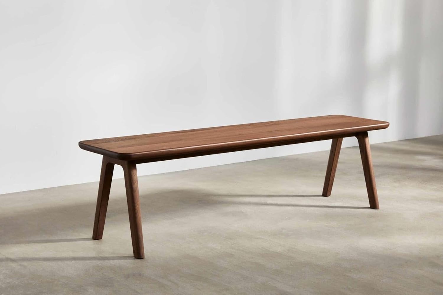 ADVRZO Living Room Benches - Wooden Upholstered Seating for Home & Office - Solid Wood Bench for Dining Table - Indoor/Outdoor Seating - Multi-Purpose (Honey Finish) 2