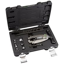Hilmor 1838947 Quick Engage Flare and Swage Kit, HVAC Tools and Equipment for Maintenance and Repairs, Single Hand Operation, Black