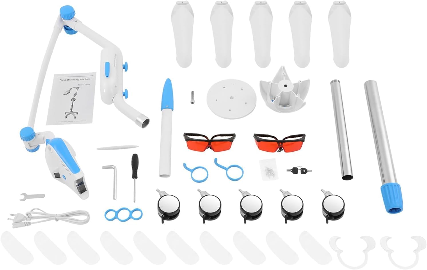 Dental Teeth Whitening Bleaching Lampe, Zahnärztlich LED Zahnbleaching Licht, Touchscreen Zahnweiß Zahnaufhellung Tooth Whitening Accelerator Gerät