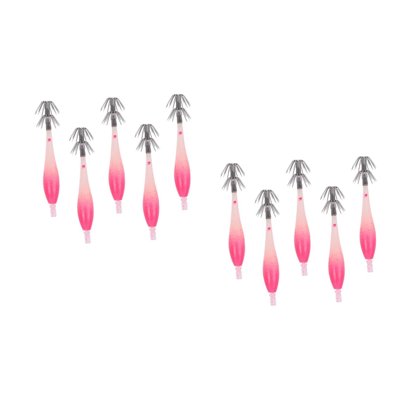TOYANDONA Hameçons De Pêche Lumineux Leurres pour Truites Jigs Cuillers Triples Artificiels pour Brochettes pour Bar Pinces À Eau pour Aquarium pour Brochets Hameçons Lumineux