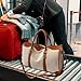 Lljsszr Canvas Travel Gym Bag, Fashion for Outdoor Fitness, Brown Small