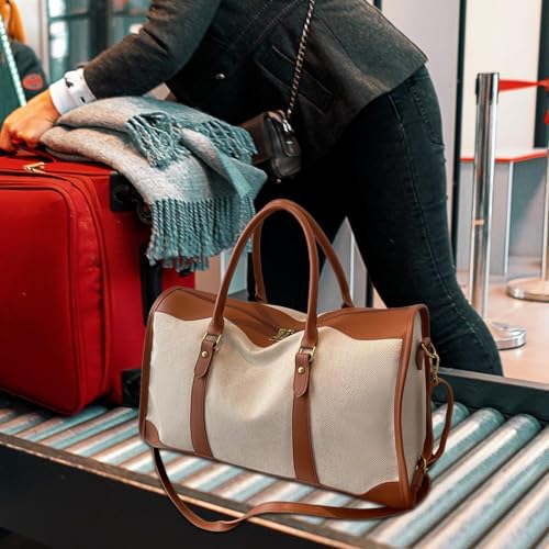 Travel Duffle Bag Canvas Sports Gym Bag for Camping Sports Weekend3