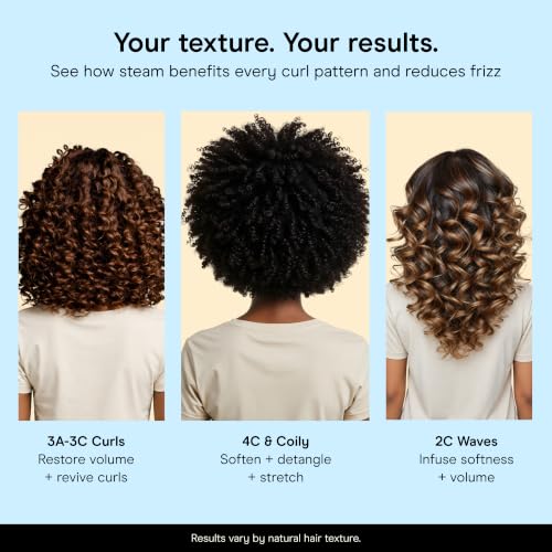 Conair Hair Steamer for Curly Textured Hair, Diffuser Attachment, Portable - image 4
