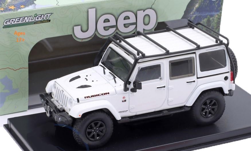 Miniatura 3 de Greenlight 86197 Wrangler Unlimited Rubicon X 2014 con piezas todoterreno - Insignia oficial de honor - The Rubicon Trail, Lake Tahoe, California -