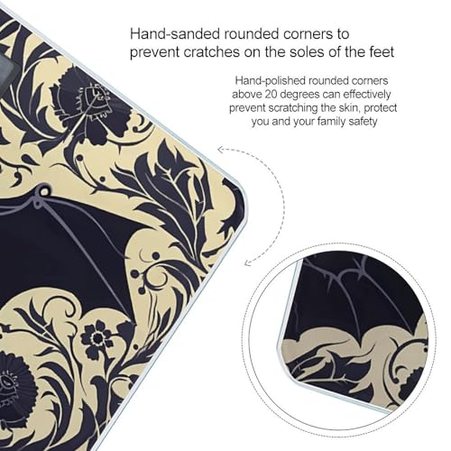 Báscula Digital Bat Pattern para Baño 26 x 26 cm miniatura 4