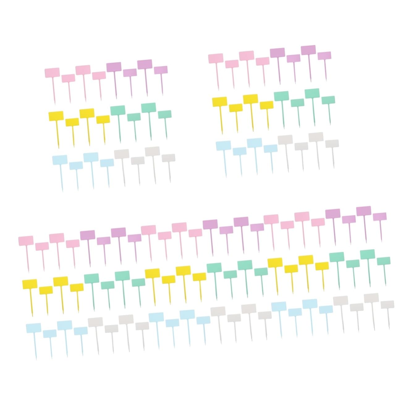 Toyvian 5 Sätze Sukkulente Grünpflanzen Topfpflanzen Schilder Gartenpflanzen Etiketten Grünpflanzen Etiketten Gartenreihenmarkierungen Gartenetiketten Gartenetiketten Stück * 5