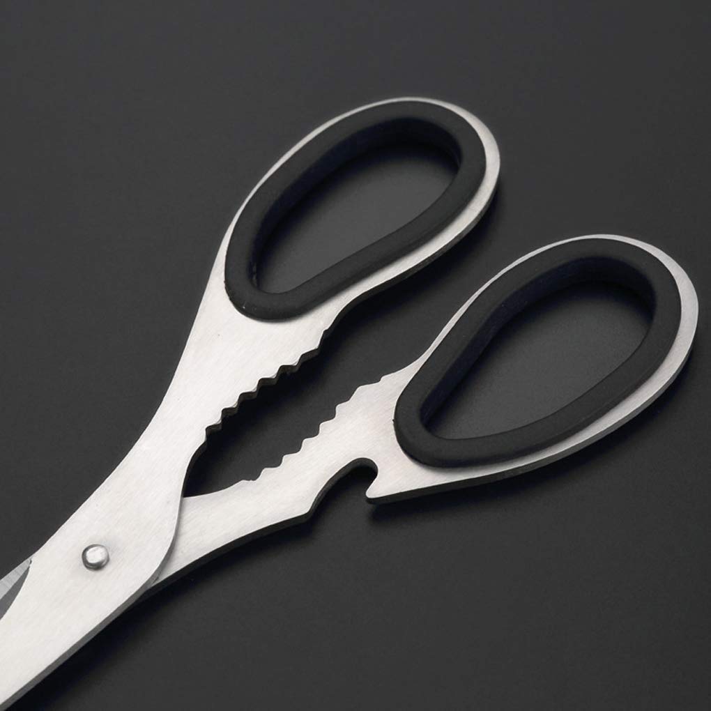 Stoffschere, Küchenschere aus Edelstahl für Huhn, Rind, Fisch, Fleisch, Gemüse mit rutschfesten, griffigen Griffen, geeignet für das tägliche Schneiden zu Hause