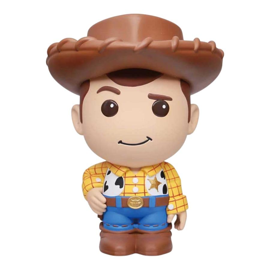 Toy Story Woody Figural Banco de PVC, comparte la magia del ahorro