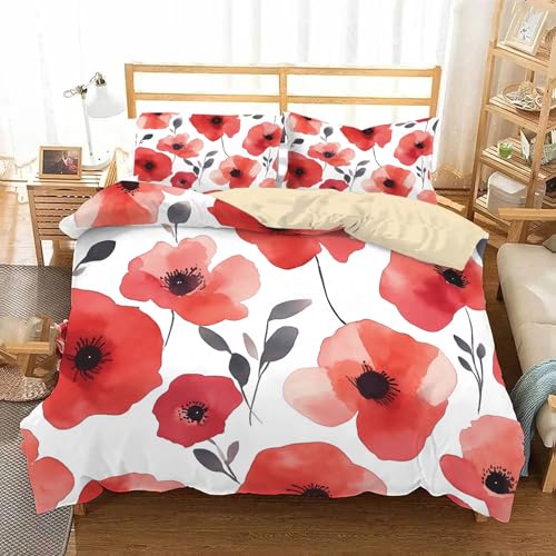 Funda nórdica de flores para dormitorios infantiles y juveniles en suave microfibra 2