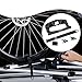 kowaku Wheel Strap for Car Roof Bicycle Front Fork Mount Bracket Lightweight Bicycle Rear Wheel Holder for Suvs Trucks