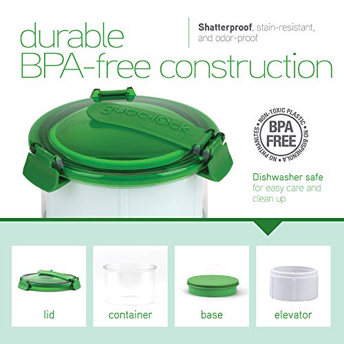 image for Casabella Guac-Lock Container, Green/White, Model Number: 53362, Green