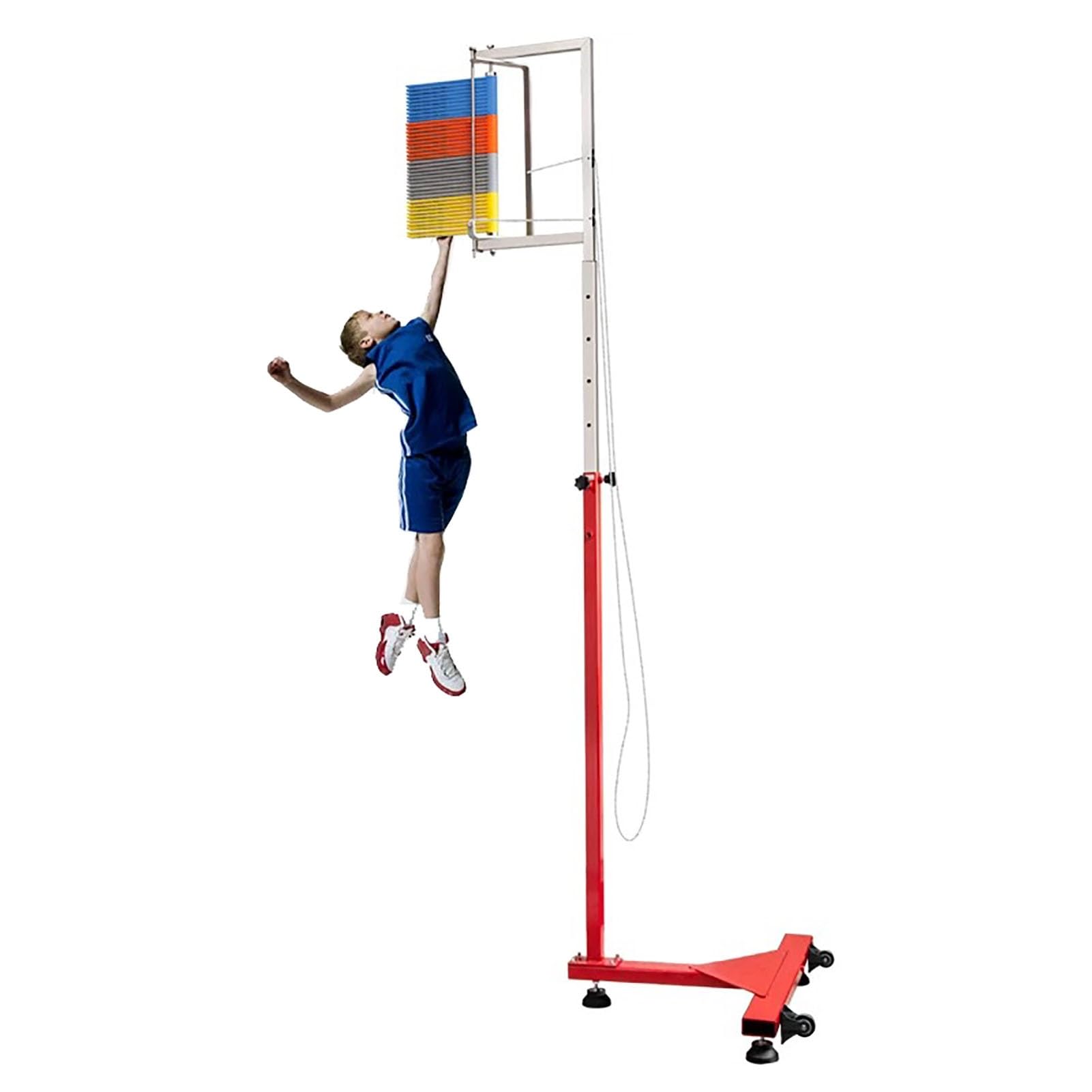 Medidor de salto vertical, altura ajustable, entrenador profesional para entrenamiento deportivo en interiores y exteriores