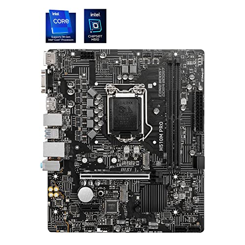 MSI H510M PRO Scheda madre Micro-ATX - Supporta i