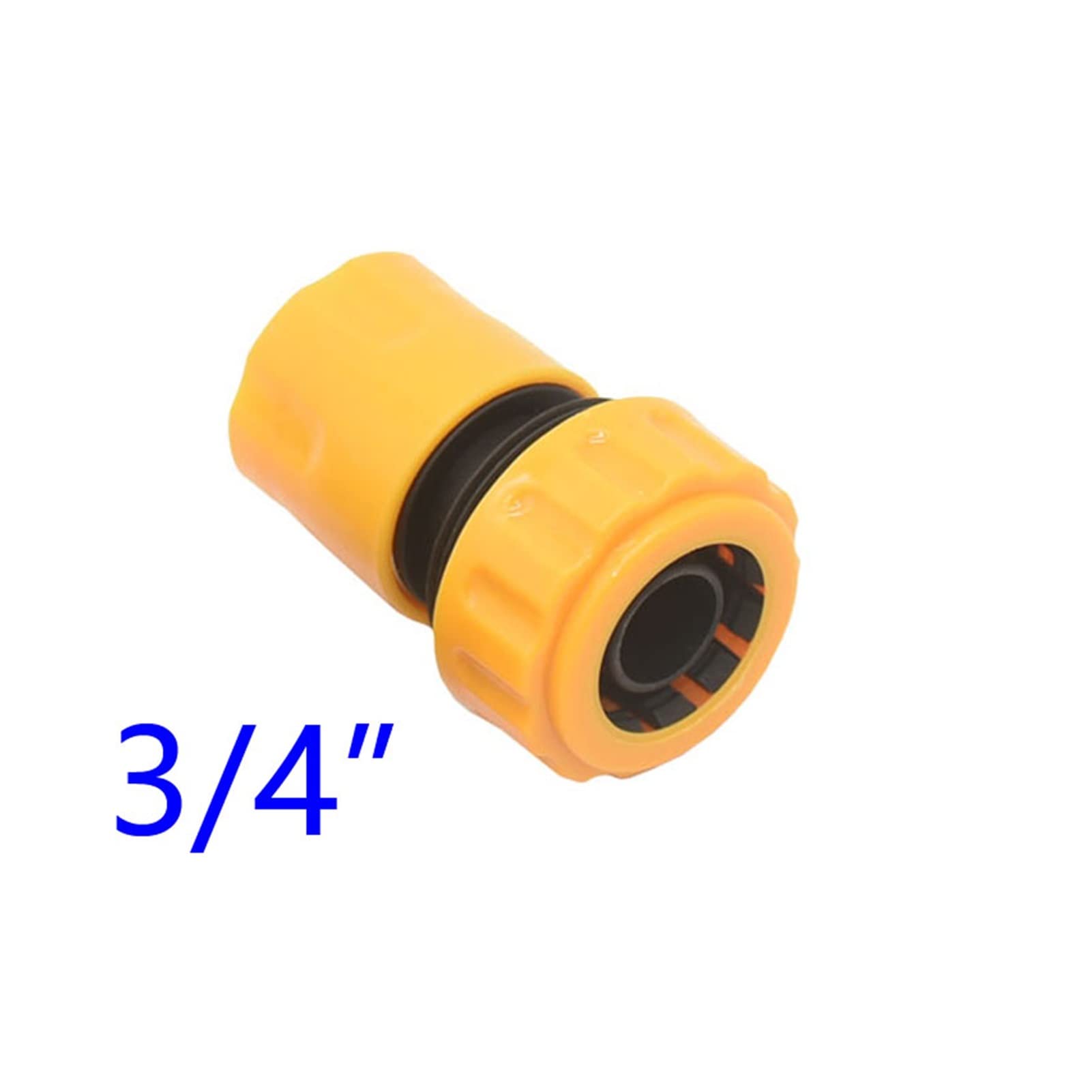 25 piezas de 16 mm 20 mm 25 mm de manguera de jardín conector rápido conector de agua 1/2 3/4 con conector de manguera de agua de agua plástica(1I2 x A)