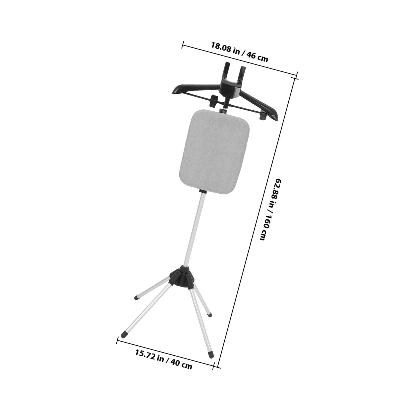 Alipis Soporte De Planchado De Tabla Perchero Telescópico Plegable para Planchado Vertical y Plano Adecuado para Ropa Tejidos Casa