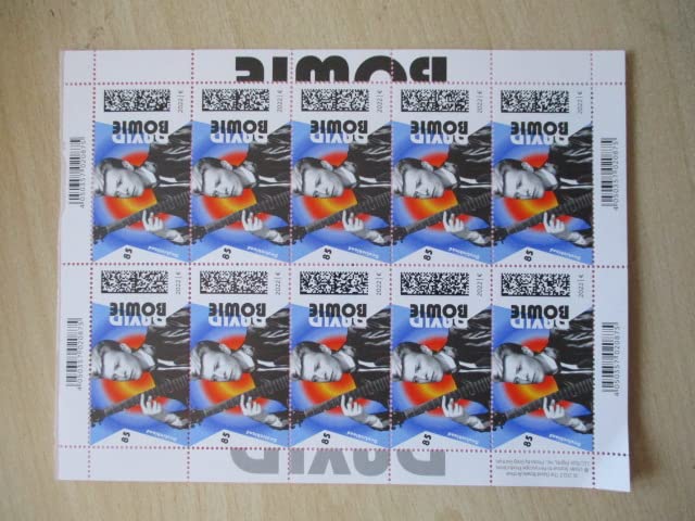 Timbre David Bowie poste allemande postfrisch le cadeau parfait pour fan de rock