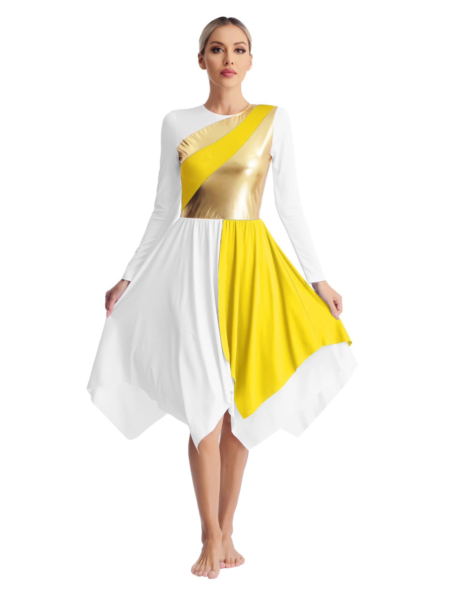 【再値下げ】白樺　社交ダンス　ラテンドレス　M 再値下げ】白樺社交ダンスラテンドレスM