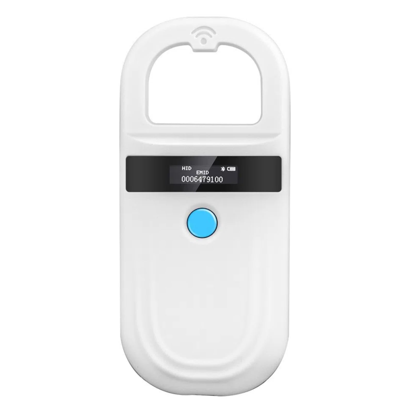 Akozon Scanner de Puces pour Animaux de Compagnie, Lecteur de Reconnaissance d'affichage Haute luminosité, Lecteur 3,7 V, pour Chiens, Chevaux, Chats, Cochons, étiquettes