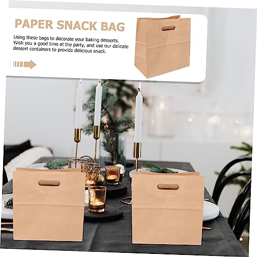 Papel kraft para pan galletas dulces tostadas bolsas embalaje alimentos 4