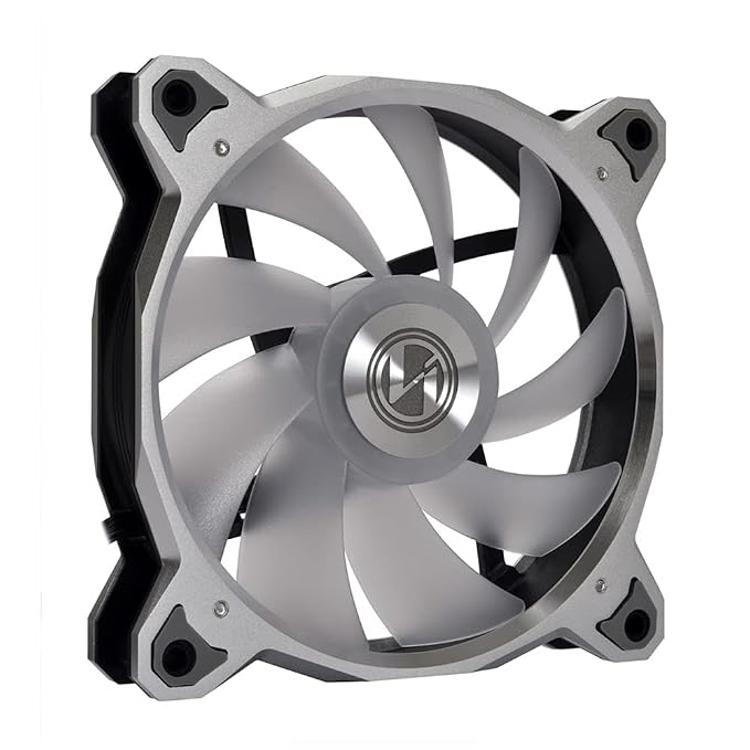 LIAN LI Bora Digital -Silver Addressable RGB PWM 120mm Fan (3pcs/Pack) Case Fan I Cooler